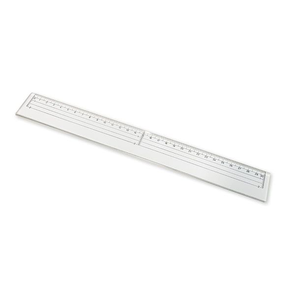 Cutting Ruler Acrylic with Stainless Steel Edge with