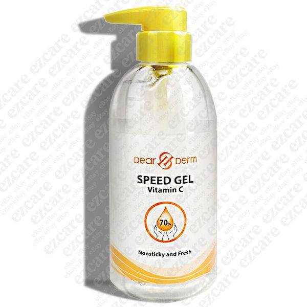 Dearderm SpeedGel Vitamin C Hand Sanitizers 70% Alcohol 16.90fl.oz Free Shipping