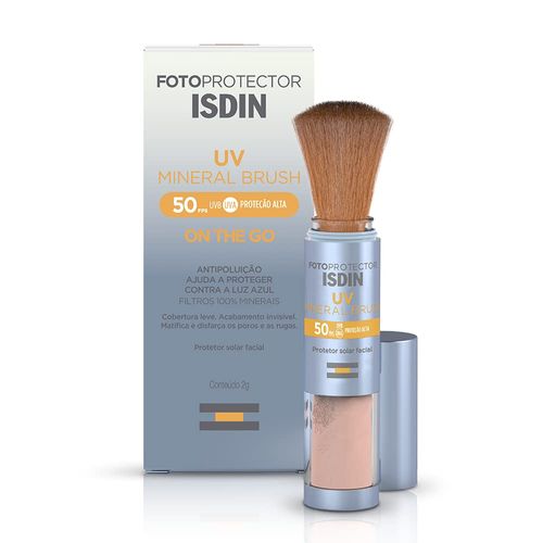 ISDIN Protetor Solar em Pó UV Brush Mineral FPS 50-2g