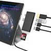 Surface Pro Docking Station USB Hub Adapter, SD & TF/Micro SD Memory Card Reader, 4K HDMI Port Converter for Surface Pro 6/5/4