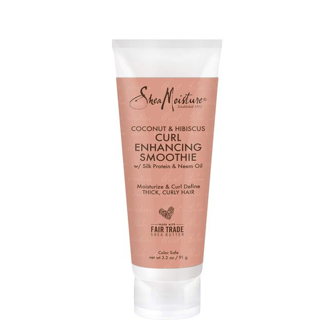 SheaMoisture Coconut & Hibiscus Curl Enhancing for Thick, Curly Hair Smoothie to Reduce Frizz 3.2 oz (I0080326)