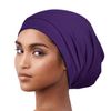 Alnorm Trendy Oversized Stretchy Slouchy Beanie Hat Soft Warm Cap Purple