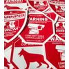 Security Sign Sticker Mix Window Doors Warning Decals More Signs Decals in Store