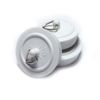 New Basin Plugs, 38mm (1.1/2 Inch) White 3 Plugs