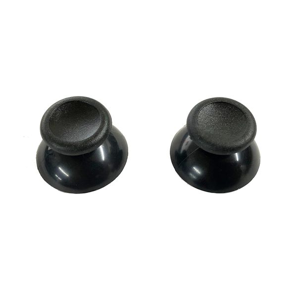 Raised edge concave analog thumb sticks for Microsoft Xbox 360 slim controller – 2 pack black | ZedLabz
