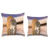 Mountain Lion Throw Pillow