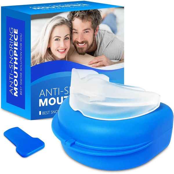 Anti-Snoring Mouth Guard, Anti-Snoring Mouthpiece, Comfortable Anti-Snoring Devices Mouth Guard for Teeth Grinding and Clenching, Anti Grinding Mouth Guard Prevent Bruxism