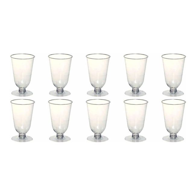 Asahi Kasei Pax DI27-10 Dessert Cup, Made in Japan, Heat Resistant, Plastic, Set of 10