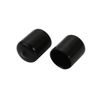 uxcell 2Pcs 20mm Inner Dia PVC Flexible Vinyl End Cap Screw Thread Protector Cover Black