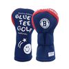 Blue Tea Golf Stretch Smile Headcover HC-034 [DR/Driver] Navy