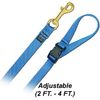 4' Pet Leash - Medium w/ Quick Release Handle - Step 6 Pink/Brown Dog Leash