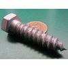Galvanized Hex Head Lag Screw  1/2 Threads x 2.00" Length, 20 pcs