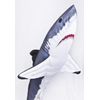 GABY Fish Pillows Large White Shark Mini Cushion, Multi-Colour