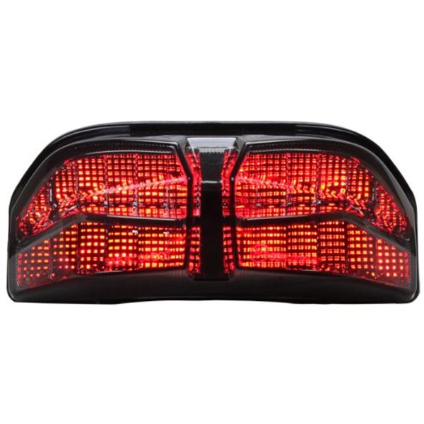 Integrated Sequential LED Tail Lights Smoked Lens for 2011-2013 Yamaha FZ8