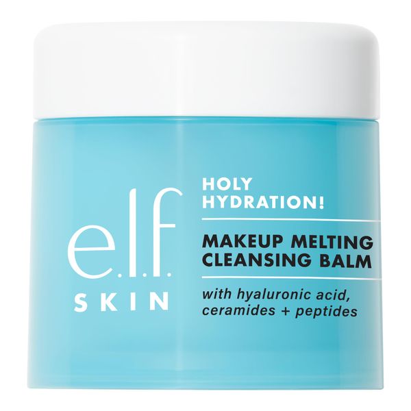 e.l.f. SKIN Holy Hydration Makeup Melting Cleansing Balm, detergente viso e struccante, infuso con acido ialuronico per idratare la pelle, prodotto vegano e non testato sugli animali