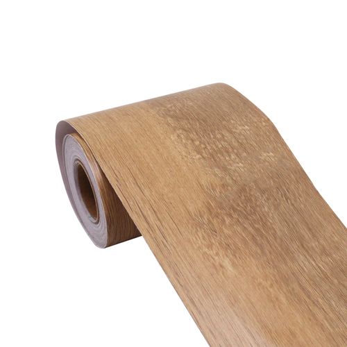SWZHAI 32.8FT Mirror Border Peel and Stick, Mirror Tape Borders, Wood Grain Removable PVC Waterproof Border Wall Decor Self Adhesive Bathroom Mirrors Frame Borders 393 x 3.15 inch (Natural Oak)