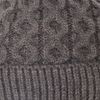 Trespass Womens Hat Beanie Cable Knit with Pompom Freja Dark Grey