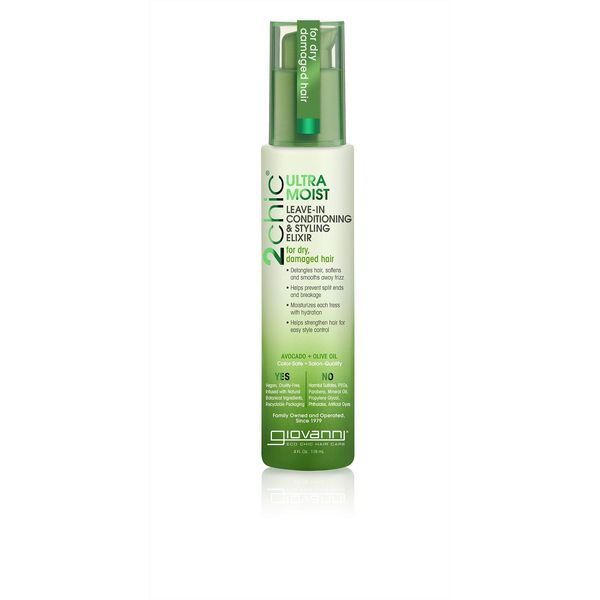 GIOVANNI 2chic LeaveIn Conditioning Styling Elixir oz. Smoothes Frizz Prevents