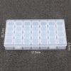 Siming Sorting Box Transparent (Empty) with 28 Compartments, Removable Bead Boxes