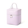 Francfranc French Wave Shape Vanity Pouch, Small, light purple