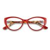 Blue Light Blocking Glasses Computer Cat eye Clear Cat Eye Red Frame
