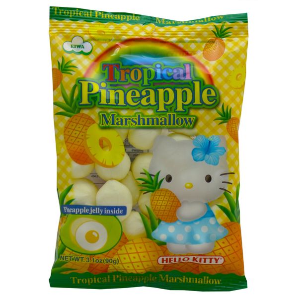 Hello Kitty Pineapple Marshmallows, 3.1-Ounce (Pack of 5)