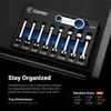 Capri Tools 3/8 in. Drive Torque Adapter Set, 12-Point Box End, SAE, 9-Piece