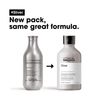 L'Oréal Professionnel Serie Expert Silver Shampoo, Neutralises Unwanted Brassy Tones, For Grey, White or Light Blonde Hair