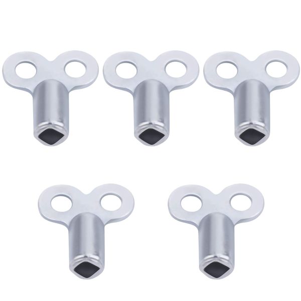 Radiator Bleed Keys,DERMASY 5PCS Square Radiator Bleed Valve Keys for Many Radiators Heaters