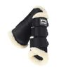 Eskadron Fauxfur Mesh Gamaschen Basic in schwarz, Größe:S