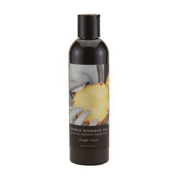 Earthly Body Edible Massage Oil Pineapple 8oz