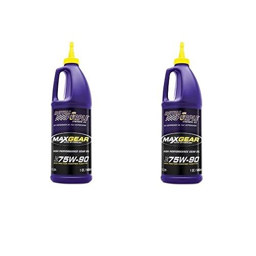 Royal Purple 01300 Max Gear Ultra-Tough High Performance Synthetic Gear Oil 75W-90-1 qt (Case of 2)