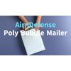 AirnDefense 1000 #000 4X8" White Shipping Padded Envelope Poly Bubble Mailers