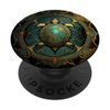 Sea Turtle on a Tarot Card, Sea Turtle PopSockets Swappable PopGrip