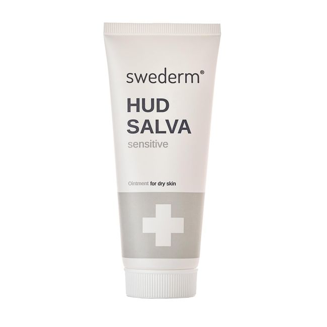 swederm HUDSALVA SENSITIVE 100 ml - Dry skin ointment - Regenerierende Handcreme für sehr trockene Hände - rissige und raue Hände - Fußcreme mit Glycerin - Creme für trockene Haut - Feuchtigkeitscreme