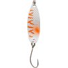 FTM Spoon Hammer UV Blinker 3,2g - Weiß-Orange/Schwarz Forellenblinker