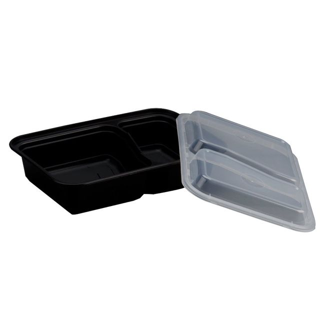 Versatainer 3 Compartment Microwavable Meal Prep Container Base