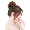 YOYO Scrunchie Wig, Buns Wig, Chignon, Japanese Clothing, For Kids, 100% Human Hair, Wig, Shichi-Go-San Hair Ornament, Kids, Bulk Wig, Curly Wig, Light Brown