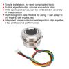 Fingerprint Identification Module, R503 Circular Capacitive Fingerprint Identification Module with 2-Color Indicator Light for Access Control/Help Desk/Security Box