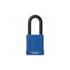 ABUS 74/40 Safety Padlock Blue Keyed Different -6 Pack