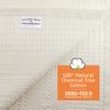 GILDEN TREE Waffle Towel Quick Dry Thin Exfoliating, 4 Pack Washcloths for Face Body, Classic Style (Cream)