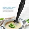 Elite Gourmet EHB-2425B Electric Immersion Hand Blender, Mixer, Chopper, 1-Touch