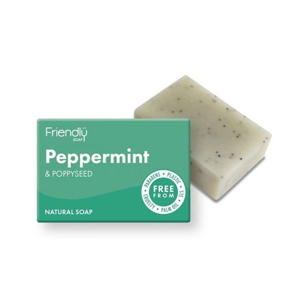 Friendly Soap Natural Peppermint & Poppy Seed Soap 95 g