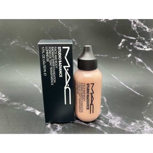 Mac Studio Radiance Face And Body Radiant Sheer Foundation - W5 - 1.7 oz - BNIB