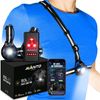 AVANTO SOLX1 Pro Chest Light, USB-C Smart Running Lights with Safety Courses, Bl