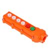 Crane Pendant Button Switch, Rainproof Controller Hoist Remote Control Station Up-Down Switch Push Button Switch 6 Ways COB‑62A 220V/500V