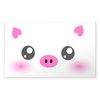 CafePress Cute Pig Sticker (Rectangle 10 pk)