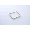 Pampa Bay Set the Table Square Salad Plate, Silver