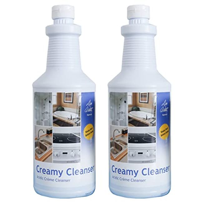  Don Aslett Clean Cream (32 Oz Bottle, Pack of 2) Removes  Kitchen Build-Up, Bathroom Stains, Soap Scum, Grease