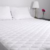 FULL Bed Size Mattress Pad - Hypoallergenic Waterproof Quilted White Bedding